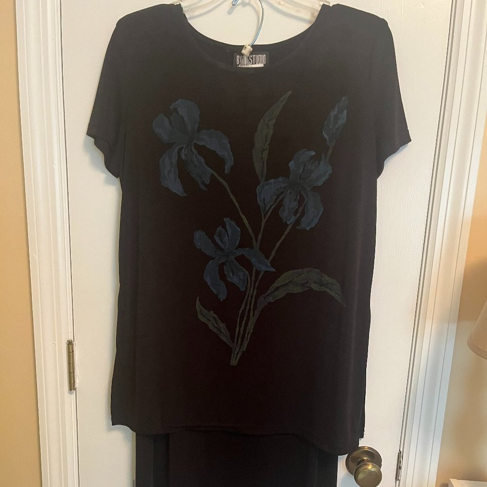 SALE!!  Black 2-piece set with Maxi Skirt